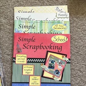Simple Scrapbooking Book Set